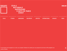 Tablet Screenshot of ensapc.fr